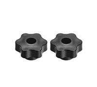 sourcing map Empuñadura de sujeción gripandles Tornillos perillas empuñaduras m8 Forma de Estrella roscada. 2 Piezas