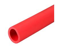 sourcing map Empuñaduras de mango de tubo de espuma de 27 mm ID 37 mm OD 3.3 pies rojo para utensilios, fitness, soporte de mango de herramientas