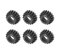 sourcing map Engranaje de afinación de cuerda de guitarra, 6 piezas, agujero hexagonal interior de 4 mm, negro para cabezal de máquina afinadora de guitarra