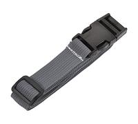 sourcing map Equipaje Correas, 1M Longitud Maleta Cinturones con Rápida Liberación Hebilla para Mochila Viaje Accesorio, Gris