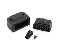 sourcing map Equipo De Protector De Enchufe De Adaptador Macho Conector De Diagnóstico De GPS DC 12V OBD2 16 Pines
