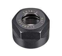 sourcing map ER16-A(M22) Tuercas de sujeción tipo pinza para torno de soporte de portabrocas de fresado CNC