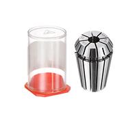 sourcing map ER20 Resorte Pinza 6mm Mandril 65Mn Acero para CNC Grabado Máquina Torno Fresado