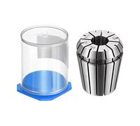 sourcing map ER32 Spring Collet 12mm Chuck 65Mn Acero para CNC Máquina de grabado Torno Fresado