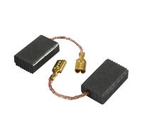 sourcing map Escobillas de Carbón 1 Par, 5mm x 10mm x 15mm, para Motor Eléctrico Genérico, Pieza de Reparación de Repuesto