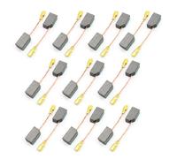 sourcing map Escobillas de Carbón 20 Piezas, 14mm x 8mm x 6mm, para Motor Eléctrico Genérico, Pieza de Reparación de Repuesto