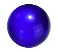 sourcing map Esfera de cristal de 50 mm, esfera decorativa sólida, adorno para adivinación del Feng Shui, adivinación, decoración de fuente de mesa, color azul oscuro