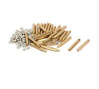 sourcing map Espaciador separadores hexagonales Pilar Tuerca del Acoplamiento M3x30+6mm Hembra/Macho roscados 30pcs