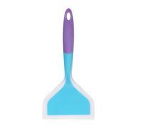 sourcing map Espátula de silicona para tamagoyaki, espátula ancha para tortillas, antiadherente, resistente al calor, para panqueques, utensilios de cocina para cocinar huevos, pizza, filetes, azul