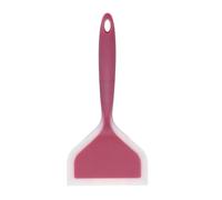 sourcing map Espátula de silicona para tamagoyaki, espátula ancha para tortillas, antiadherente, resistente al calor, para panqueques, utensilios de cocina para cocinar huevos, pizza, filete, morado