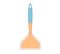 sourcing map Espátula de silicona para tamagoyaki, espátula ancha para tortillas, antiadherente, resistente al calor, para panqueques, utensilios de cocina para cocinar huevos, pizza, filete, amarillo