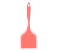 sourcing map Espátula de silicona para tamagoyaki, espátula ancha para tortillas, antiadherente, resistente al calor, para panqueques, panqueques, panqueques, pizza, filete, grande, naranja esmerilado