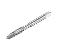 sourcing map Espiral Punto Rosca Roscado 1/4-20 UNC, HSS (Alta Velocidad Acero) Máquina Rosca Tornillo Rosca 3 Rectas Ranuras Sin Recubrimiento Roscado Herramienta H2 Tolerancia