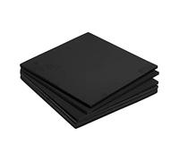 sourcing map Espuma EVA Hojas Negro, Espuma para Tapizar 25x25cm Espesor 7mm, para Disfraces Artes Proyectos DIY, Paquete de 6