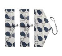 sourcing map Estuche para palillos, 3 piezas de almacenamiento de palillos estilo japonés, bolsa portátil para utensilios de viaje, bolsa de almacenamiento de vajilla para cuchara, tenedor, popotes