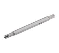 sourcing map Extractores de grifo M4 / 6# (métrico/pulgada), 3 flautas rotas, despojado roscado, herramienta de acero de alto carbono