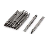 sourcing map Extremidades hexagonales del vástago del hexágono 6mm PH2 Phillips destornillador de los pedacitos 65m m Longitud 10Pcs