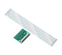 sourcing map FFC FPC 24 Pin 0.5mm 1mm Paso a Dip 2.0mm PCB Convertidor Placa con 5 Paquete 1mm Paso 150mm Flexible Plano Cable Kit (A Tipo)