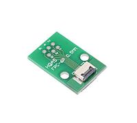 sourcing map FFC FPC 6 Pasador 0,5mm 1mm Paso A Dip 2,0mm PCB Convertidor Tablero Acople Extensor Adaptador
