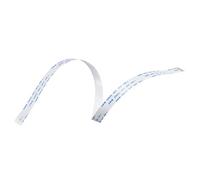sourcing map FFC FPC - Cable flexible plano de 16 pines de 0,5 mm de paso de 300 mm de largo (tipo A) para impresora LCD 3D, cámara, DVD, TV, portátil, audio, paquete de 5