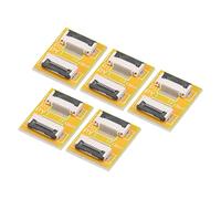 sourcing map FFC FPC Extensión Placa PCB Extensión ZIP HDD Conector | 12 Pines Paso 0, 5mm Una Cara, Paquetes 5, para LCD 3D Impresora Cámara DVD TV Portátil Audio