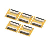 sourcing map FFC FPC Extensión Placa PCB Extensión ZIP HDD Conector 22 Pines Paso 0,5mm Una Cara para LCD 3D Impresora Cámara DVD TV Portátil Audio Paquetes 5