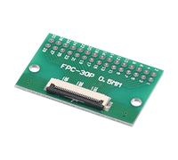 sourcing map FFC FPC PCB Convertidor Placa 30P 0.5mm Enchufe Lateral, Reverso 1.0mm, a DIP 2,54mm para LCD 3D Impresora Cámara DVD TV Ordenador Portátil Audio Paquetes 1
