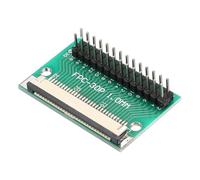 sourcing map FFC - Placa de conector FPC de 28 pines, enchufe de 1 mm a 2,54 mm, adaptador desplegable de agujas rectas de doble fila, placa convertidora PCB para LCD, TV, cámara digital, portátil