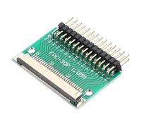sourcing map FFC - Placa de conector FPC de 28 pines, enchufe de 1 mm a 2,54 mm, doble fila de pines doblados, adaptador extraíble, placa convertidora PCB para TV LCD, cámara digital, portátil