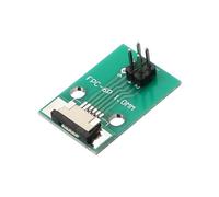 sourcing map FFC - Placa de conector FPC de 4 pines, 1 mm a 2,54 mm, doble fila recta, adaptador extraíble, placa convertidora PCB para LCD, TV, cámara digital, portátil