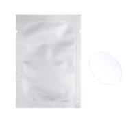 sourcing map Fibra Protección Ventana Diámetro 20mm (0,79") Grosor 3mm (0,12") Fusionado Sílice Cuarzo Lente para Laser Soldadura Máquina