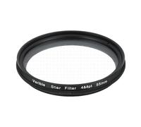 sourcing map Filtro de estrella variable de 55 mm, filtro de lente Starburst de 4 a 8 puntos, efecto brillante, filtros de lente de cámara para paisajes nocturnos, cristalería, 1 unidad
