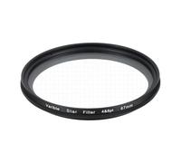 sourcing map Filtro de estrella variable de 67 mm, filtro de lente Starburst de 4 a 8 puntos, efecto brillante, filtros de lente de cámara para paisajes nocturnos, cristalería, 1 unidad
