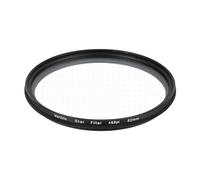 sourcing map Filtro de estrella variable de 82 mm, filtro de lente Starburst de 4 a 8 puntos, efecto brillante, filtros de lente de cámara para paisajes nocturnos, cristalería, 1 unidad