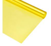 sourcing map Filtro de gel de iluminación de 39.4 x 39.4 pulgadas, hoja de corrección de color amarillo para estudio fotográfico, luz de cabeza roja, paquete de 4