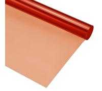 sourcing map Filtro de gel de iluminación de 39.4 x 39.4 pulgadas, hoja de corrección de color naranja 403 para estudio fotográfico, luz de cabeza roja, paquete de 2