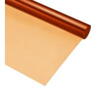 sourcing map Filtro de gel de iluminación de 39.4 x 39.4 pulgadas, hoja de corrección de color naranja oscuro para estudio fotográfico, luz de cabeza roja, paquete de 2