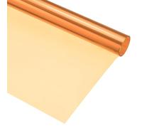 sourcing map Filtro de gel de iluminación de 39.4 x 39.4 pulgadas, hoja de corrección de color naranja 85B para estudio fotográfico, luz de cabeza roja, paquete de 4
