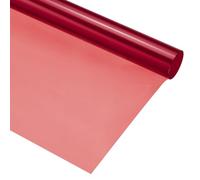sourcing map Filtro de gel de iluminación de 39.4 x 39.4 pulgadas, hoja de corrección de color rojo para estudio fotográfico, luz de cabeza roja, paquete de 4
