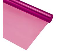 sourcing map Filtro de gel de iluminación de 39.4 x 39.4 pulgadas, hoja de corrección de color rosa para estudio fotográfico, luz de cabeza roja, paquete de 4