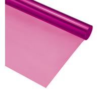 sourcing map Filtro de gel de iluminación de 39.4 x 39.4 pulgadas, hoja de corrección de color rosa para estudio fotográfico, luz de cabeza roja, paquete de 2