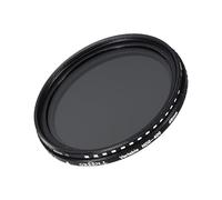 sourcing map Filtro de lente ND2-400 de densidad neutra variable de 49 mm, filtro circular ND de escala de grises para lente de fotografía de cámara