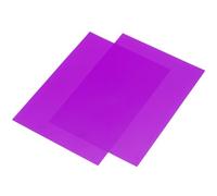 sourcing map Filtro de luz de gel morado transparente para corrección de iluminación, 11 x 8.5 pulgadas, hojas de plástico para películas, fotos, vídeos, fiestas, paquete de 10