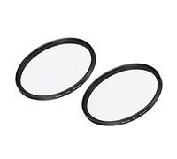 sourcing map Filtros de lente UV, 67 mm, marco delgado, filtro de lentes protectoras multirecubiertas, para accesorios de fotografía de cámara, paquete de 2