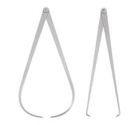 sourcing map Firme Junta Interior Exterior Pinza Juego 500mm 20 Pulgadas Inoxidable Metal Firme Fricción Juego para Externo Interno Mediciones