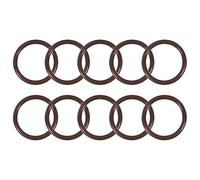 sourcing map Flúor Caucho Juntas Tóricas 24mm OD 19mm ID 2,5mm Ancho, Métrico FKM Sellado Junta, Paquete de 10