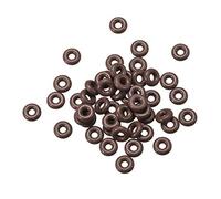 sourcing map Flúor Caucho Juntas Tóricas 5mm OD 1,2mm ID 1,9mm Ancho, Métrico FKM Sellado Junta, Paquete de 50