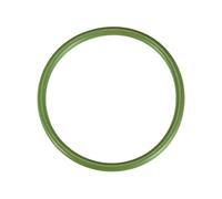 sourcing map Flúor Caucho Tóricas Juntas, 90mm OD 80mm ID 5mm Ancho FKM Sello Junta para Maquinaria Plomería, Verde, Paquete de 1