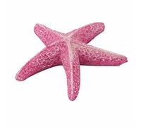 sourcing map Forma Peces De Acuario Tanque De Poliresina Emulational Estrellas De Mar Estrella De Mar Rosa De Ornamento