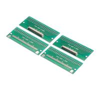 sourcing map FPC FFC - Placa convertidora PCB 50P 0,5 mm en el lado del enchufe, parte trasera de 1,0 mm, a DIP 2,54 mm para impresora LCD 3D, cámara, DVD, TV, portátil, paquete de 4